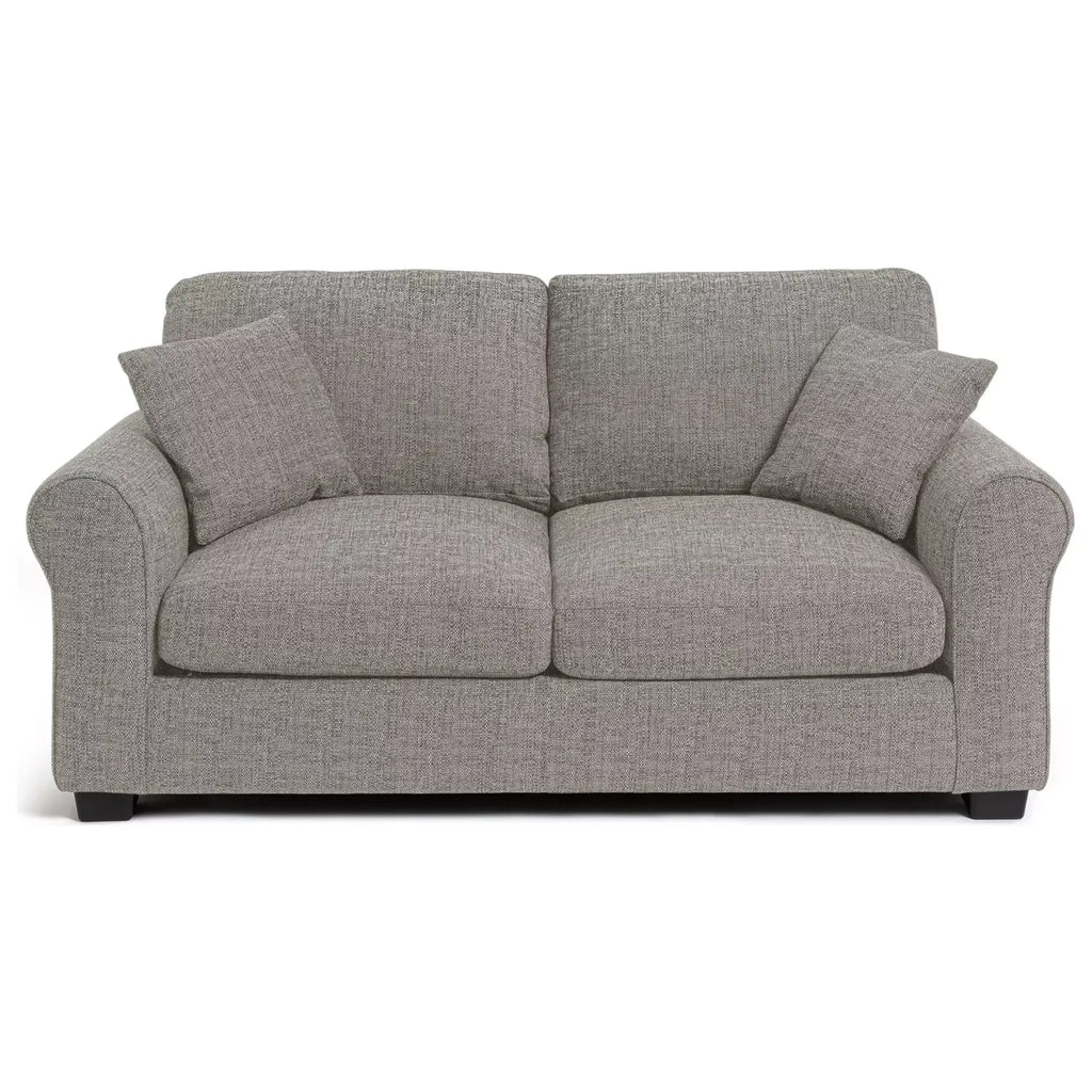 Argos Home Lisbon Fabric 2 Seater Sofa Bed - Grey / B Grade