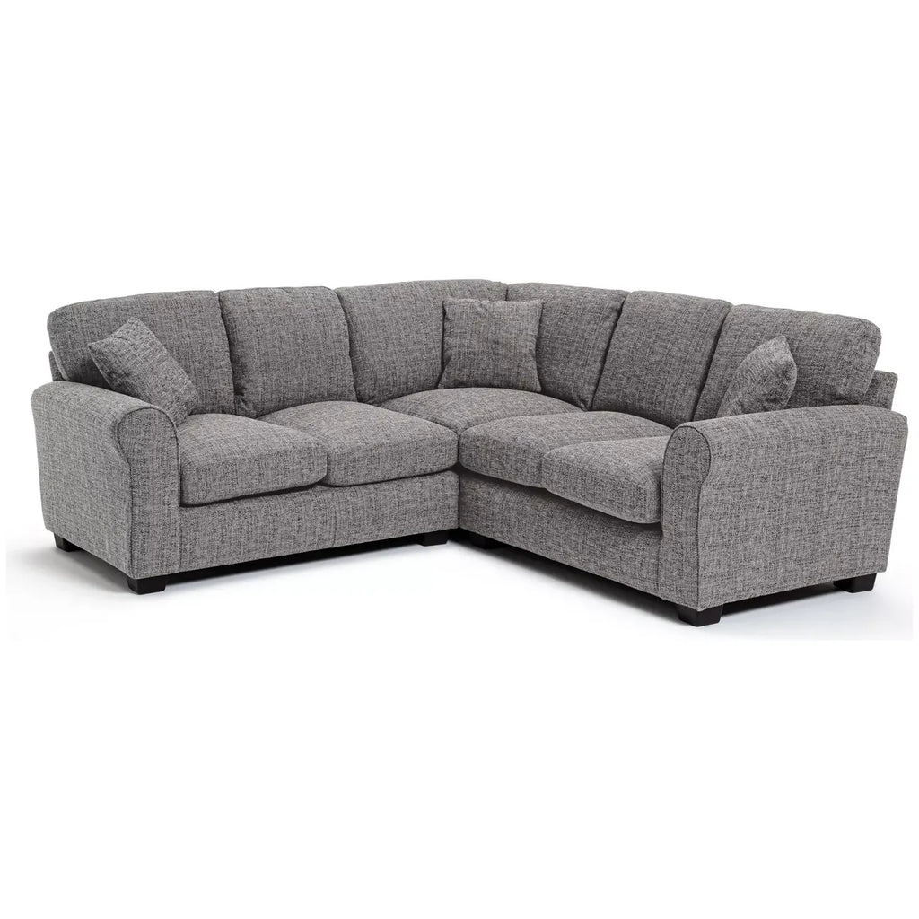 Lisbon Fabric Corner Sofa - Grey / B Grade
