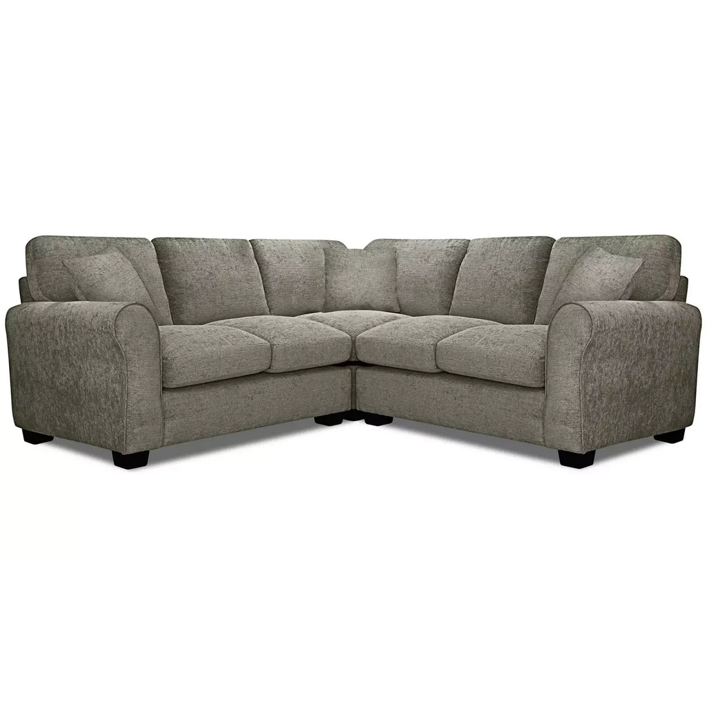 Taylor Fabric Corner Sofa - Grey - B Grade