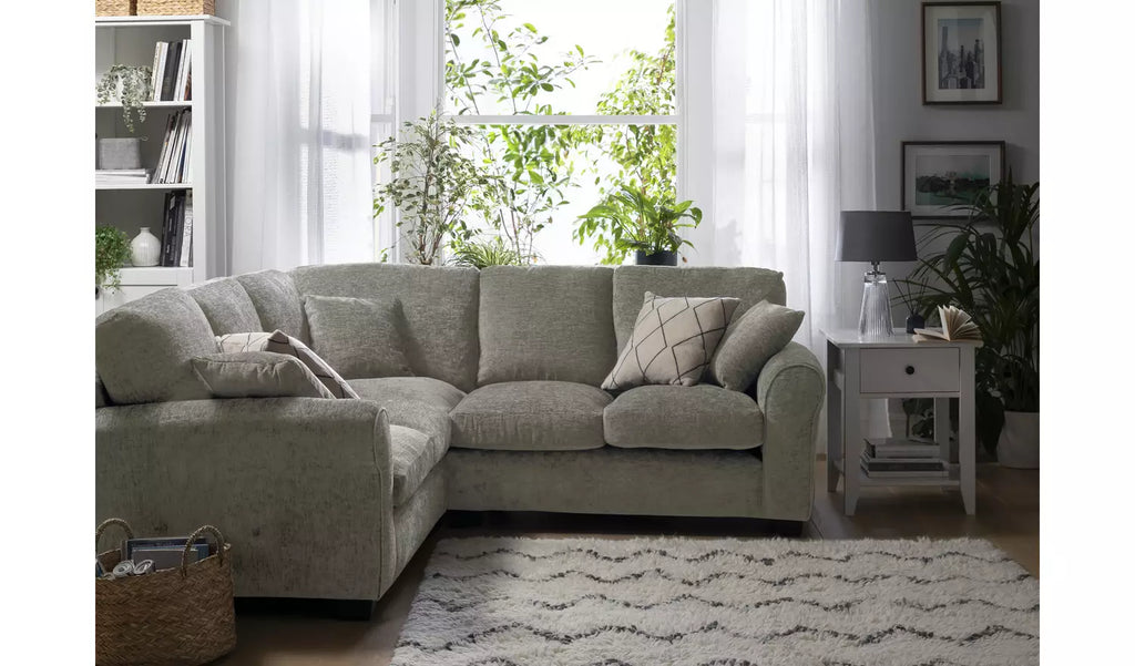 Taylor Fabric Corner Sofa - Grey / B Grade