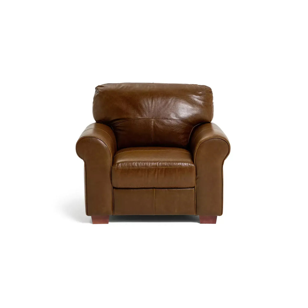 Argos Home Salisbury Leather Armchair - Tan / B Grade