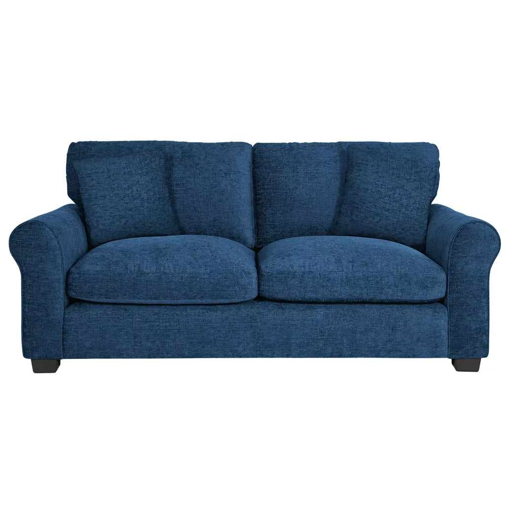 Argos Home Taylor Fabric 3 Seater Sofa - Blue / B Grade