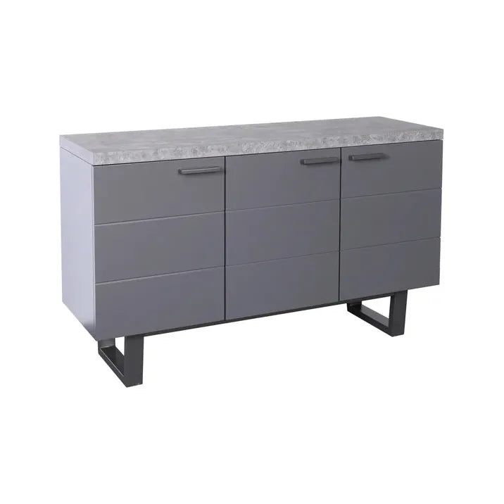 Brooklyn Large Concrete Effect Sideboard / B Grade