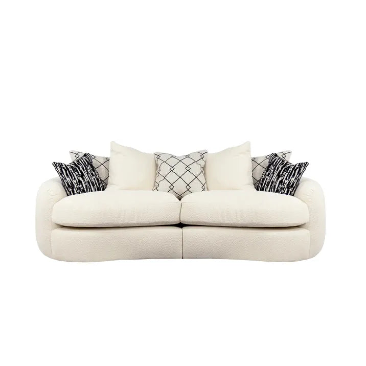 Bow 4 Seater Sofa - Ecru / B Grade