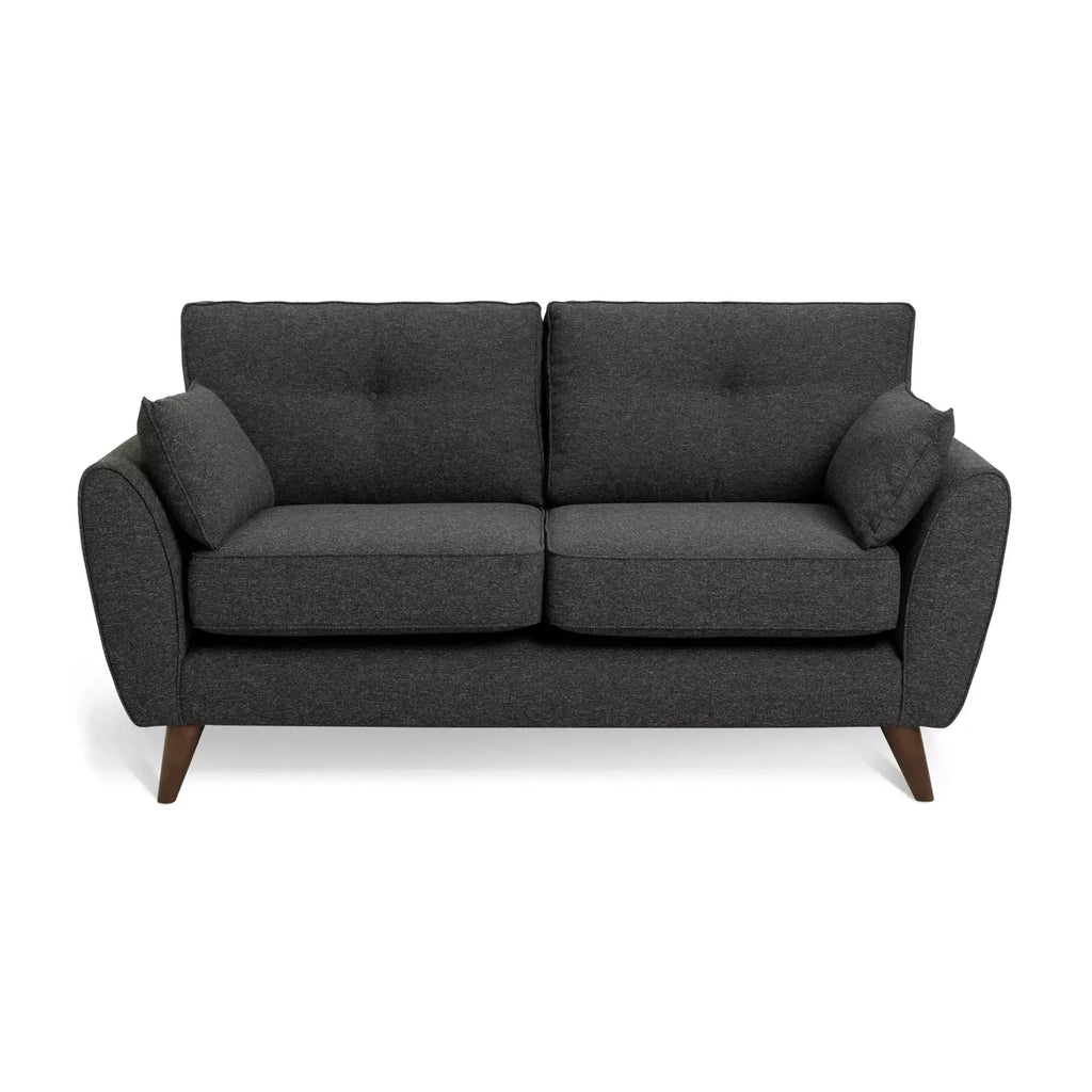 Iris Fabric 2 Seater Sofa - Charcoal / B Grade