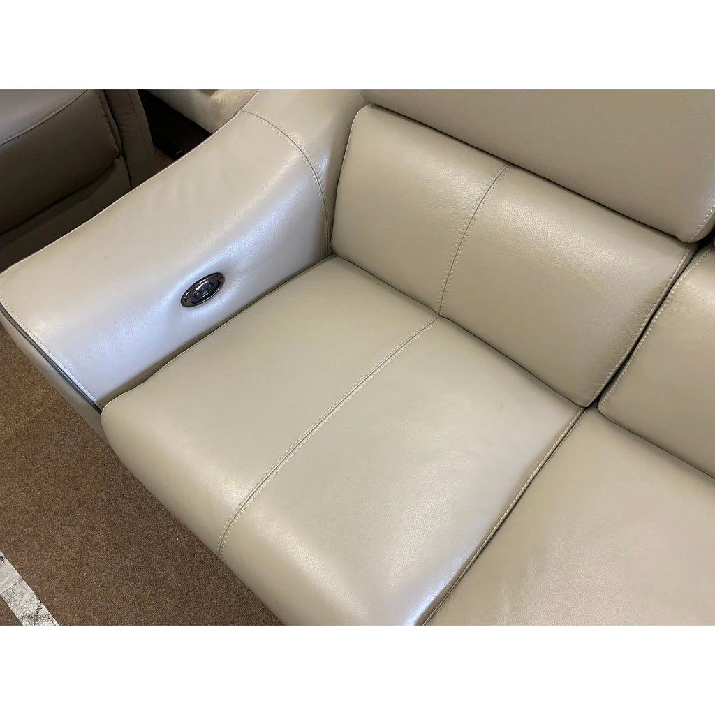 World of Leather Elixir 3 Seater Leather Power Recliner Sofa