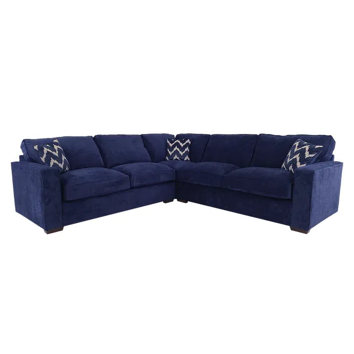 Dillon Large Corner Sofa - Navy / B Grade