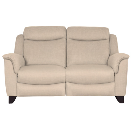 Manhattan 2 Seater Leather Sofa - Cream / A Grade