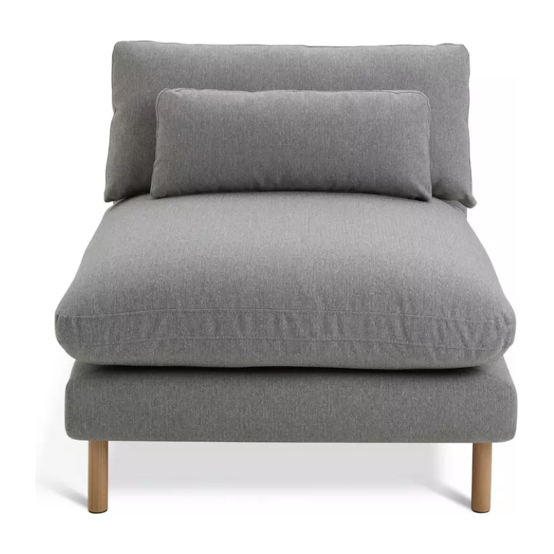 Habitat Paola Single Seat Modular Sofa Armchair - Grey / B Grade