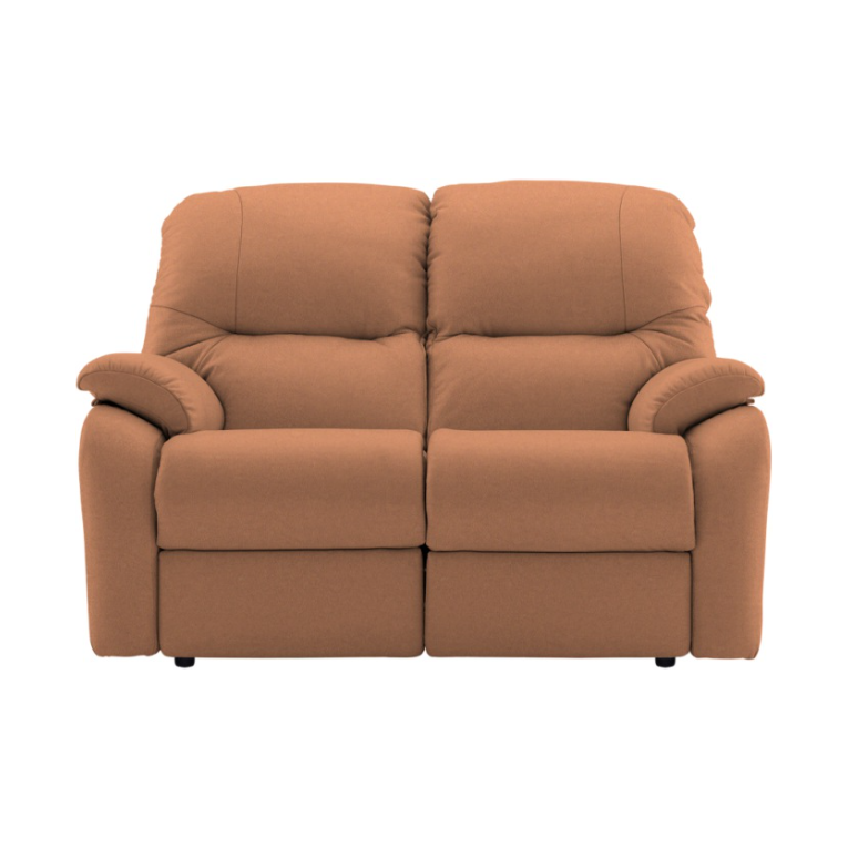 G Plan Mistral 2 Seater Leather Sofa - Tan