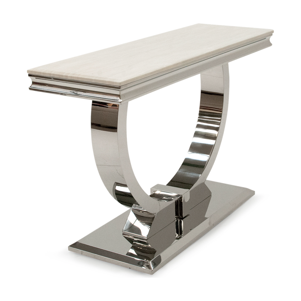 Romance Console Unit - Cream Marble / B Grade