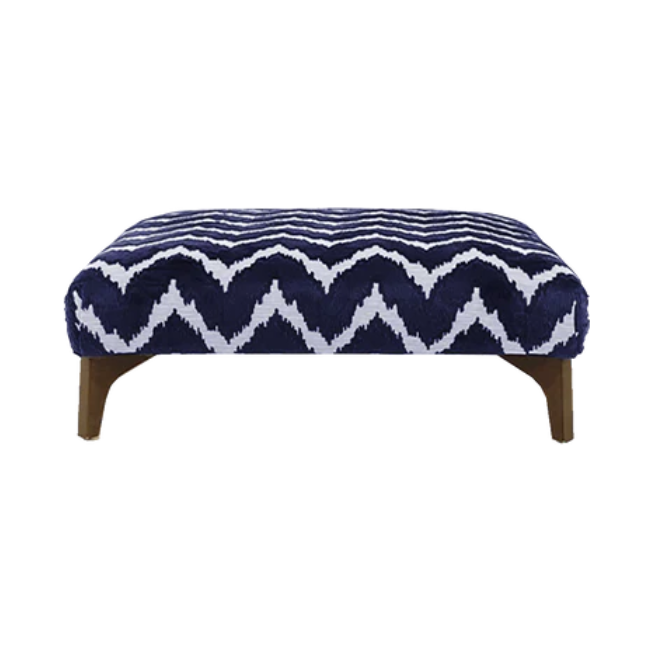 Dillon Large Pattern Square Footstool / B Grade