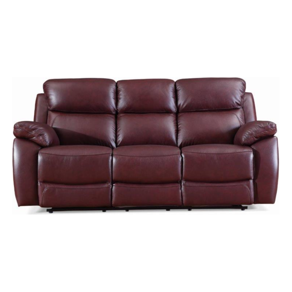 Riviera 3 Seater Leather Recliner Sofa