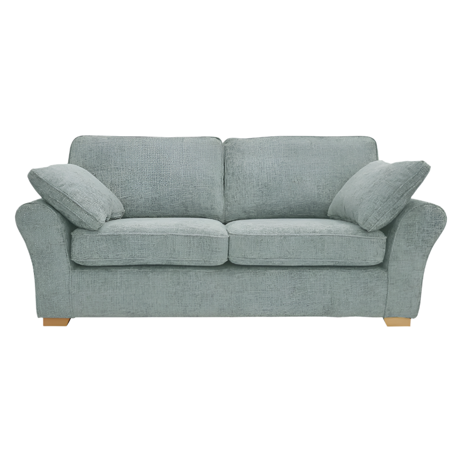 Challenger 3 Seater Fabric Sofa - Duck Egg / B Grade