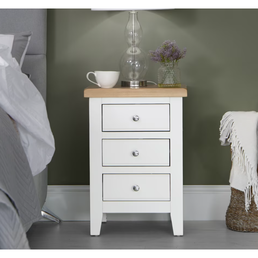 Cotswold Large Bedside - White / A Grade