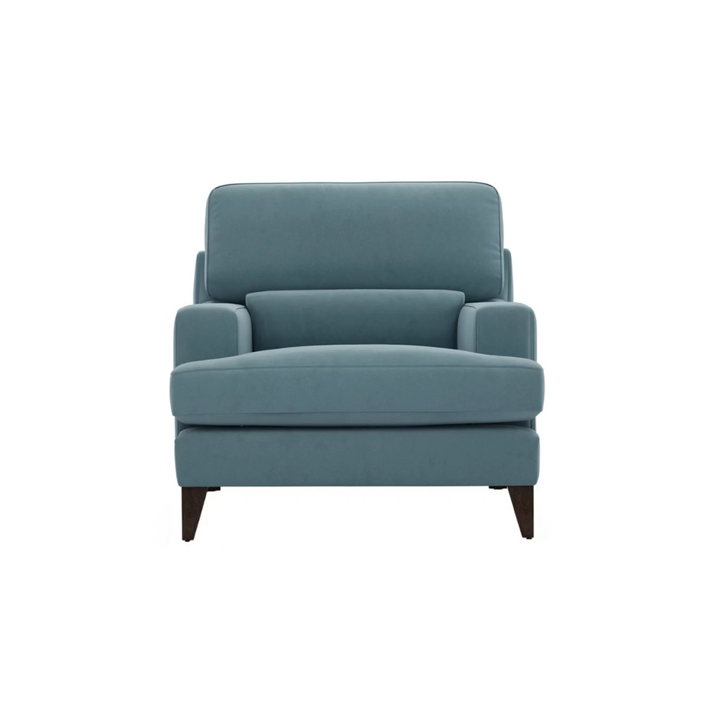 The Lounge Co. Romilly Fabric Armchair - Shallow Puddle / B Grade