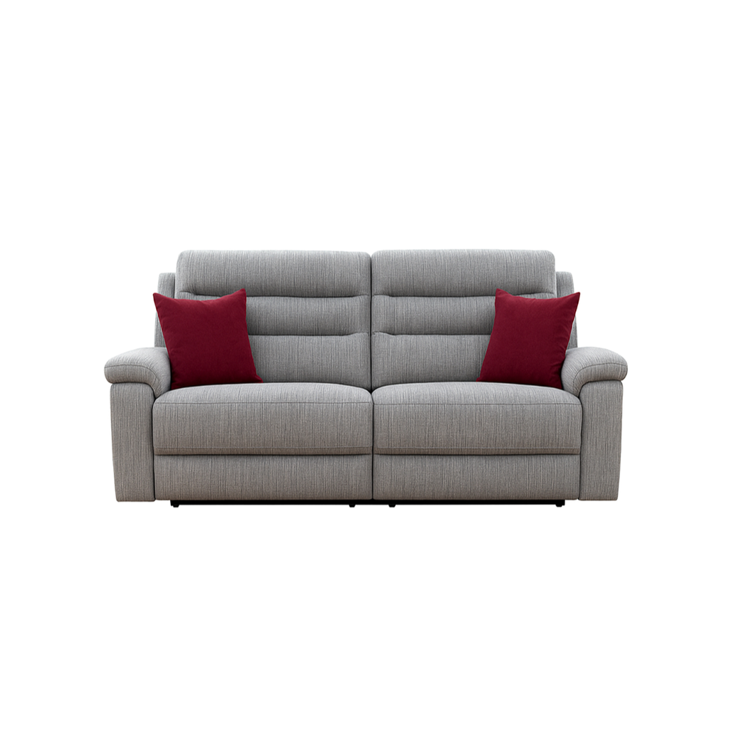 Sorento 3 Seater Power Recliner - Grey / B Grade