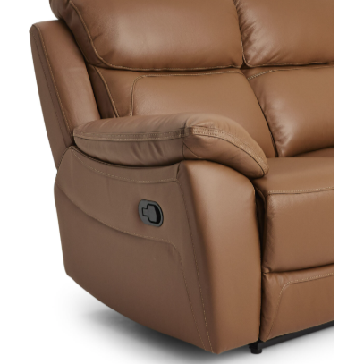 Riviera 3 Seater Leather Recliner Sofa