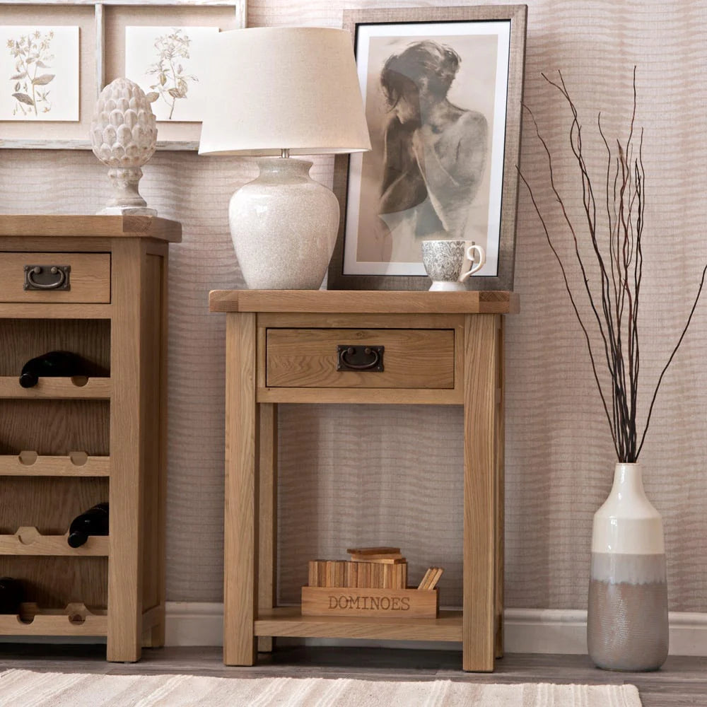 Winchester Oak Telephone Table / A Grade