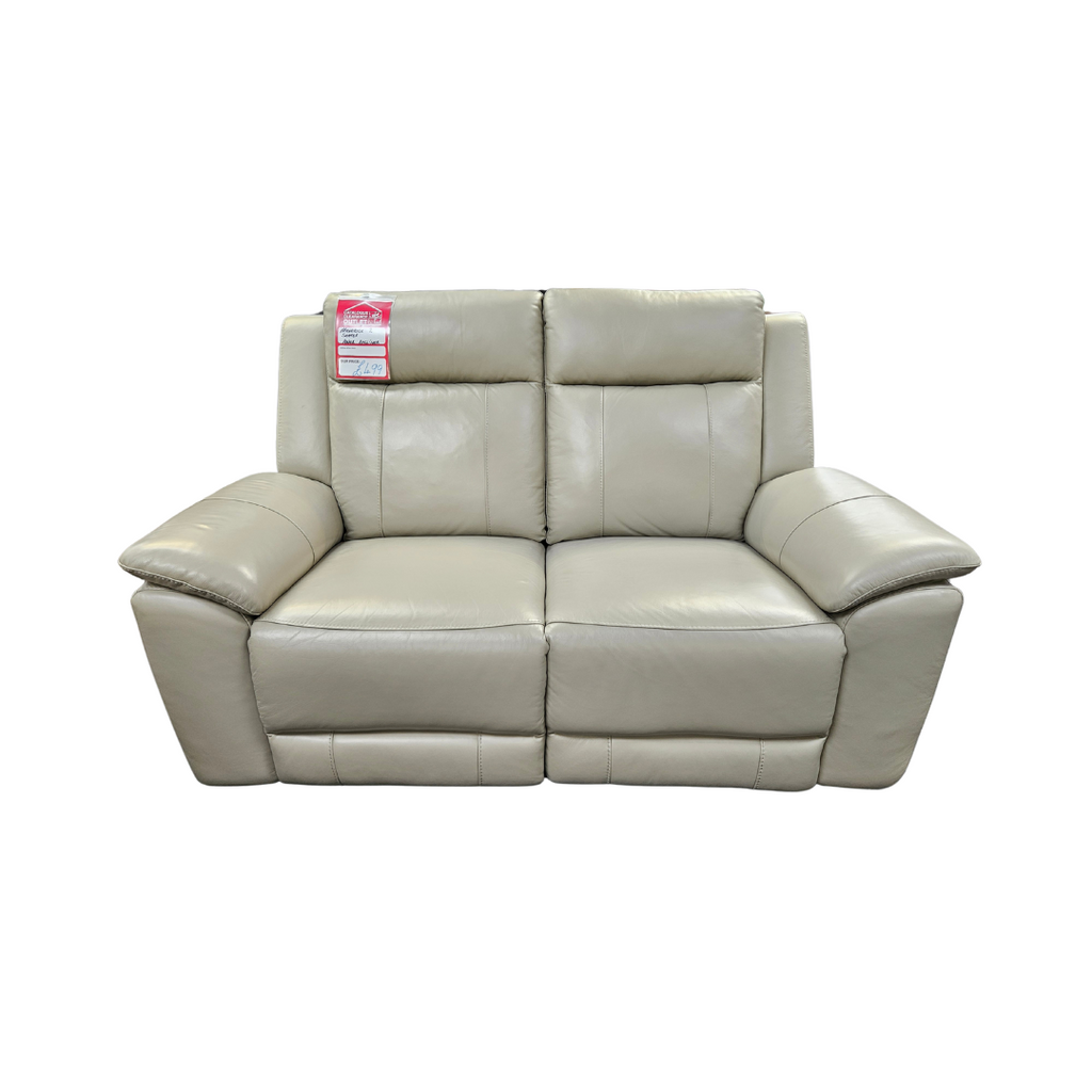 Maverick 2 Seater Power Reclining Sofa - Grey / B Grade