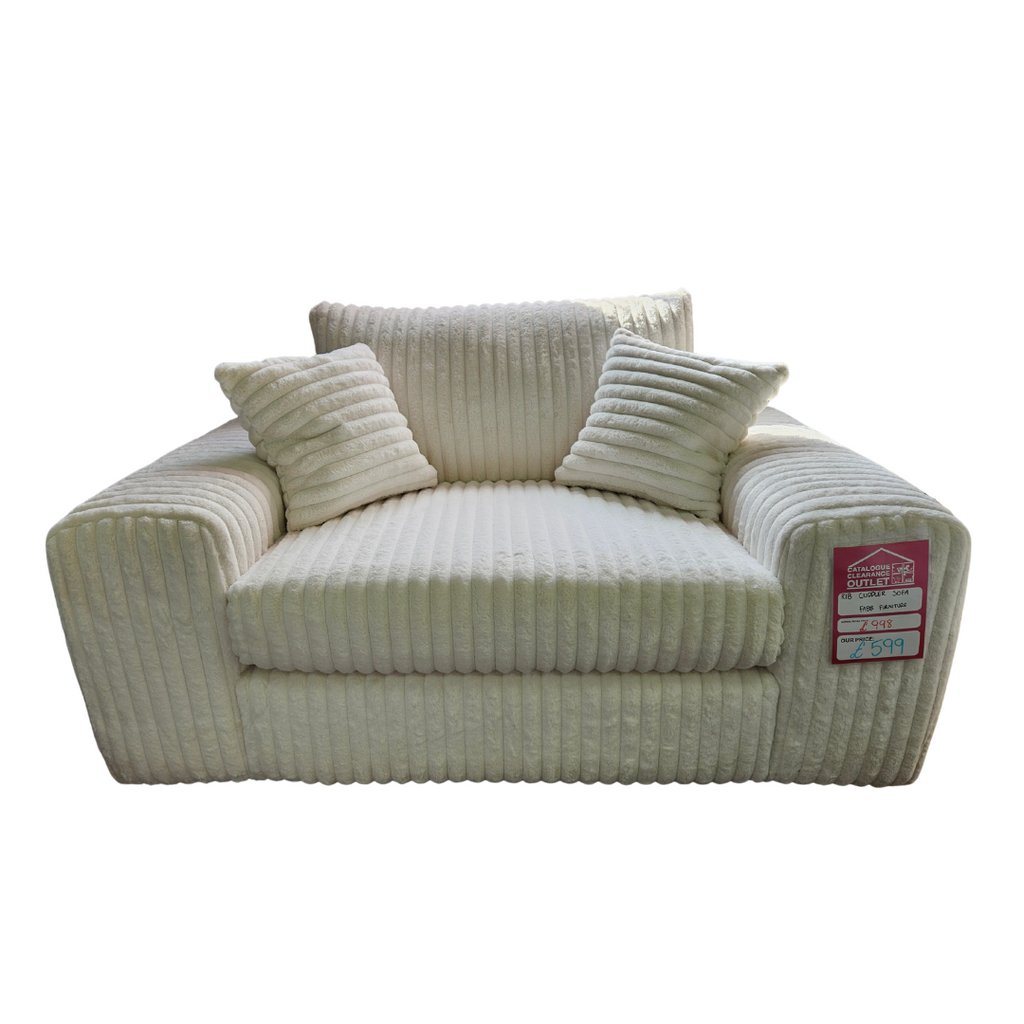 Rib Cuddler Sofa - Artic / B Grade