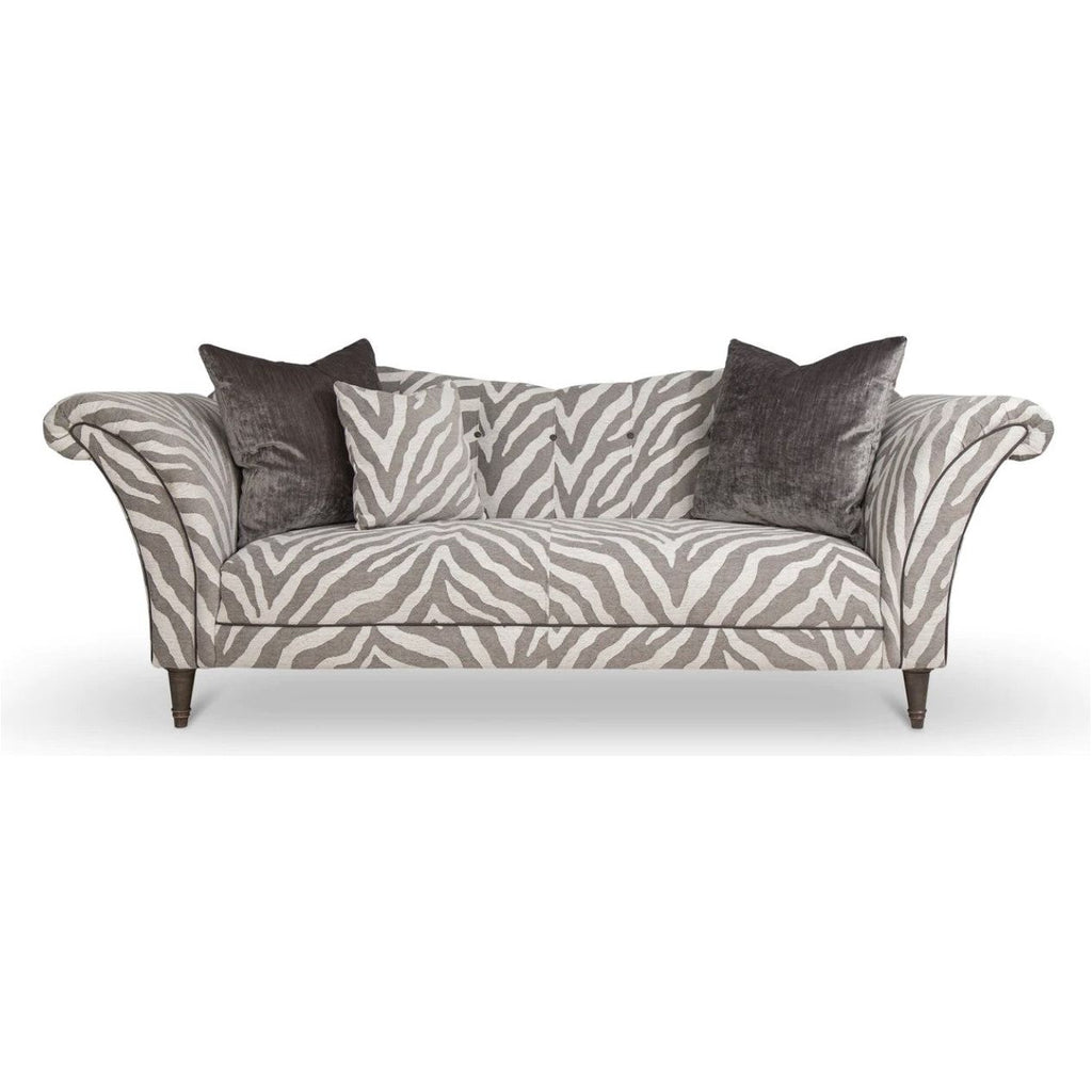 Zanzibar 3 Seater Sofa - Zebra / B Grade