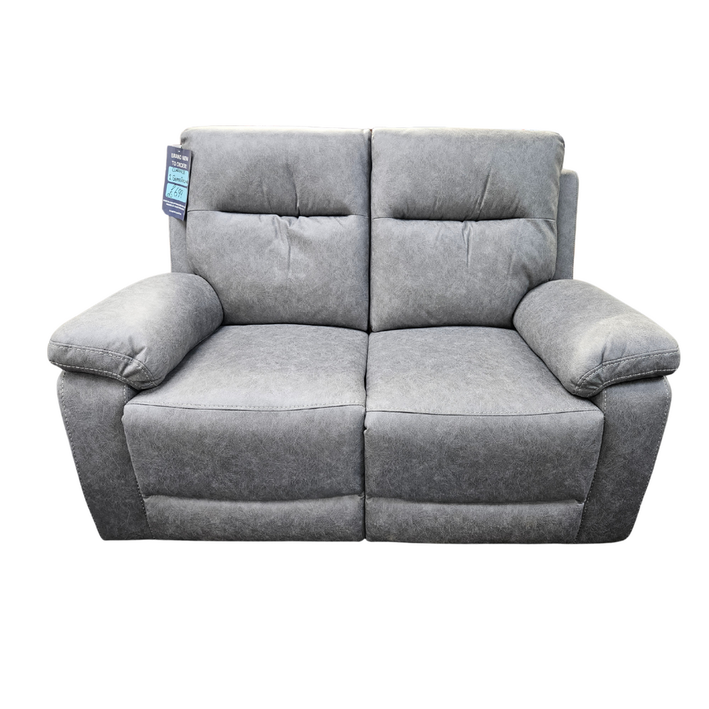Clarence Fabric 2 Seater Manual Reclining Sofa