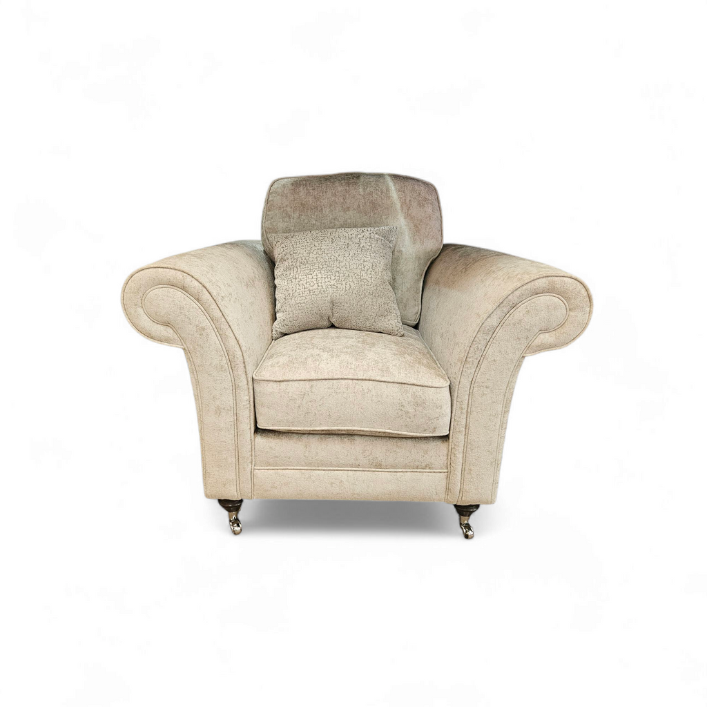 Chelsea Fabric Armchair - Cream / B Grade