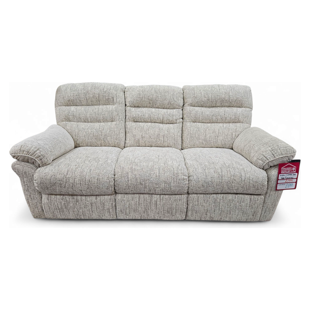 Kendal Fabric 3 Seater Sofa - Bloomsbury Floral / B Grade