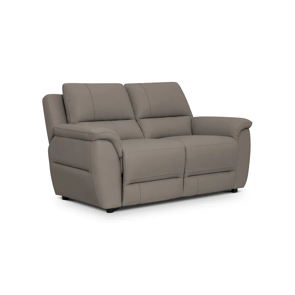 Theo 2 Seater Leather Sofa - Oyster / B Grade