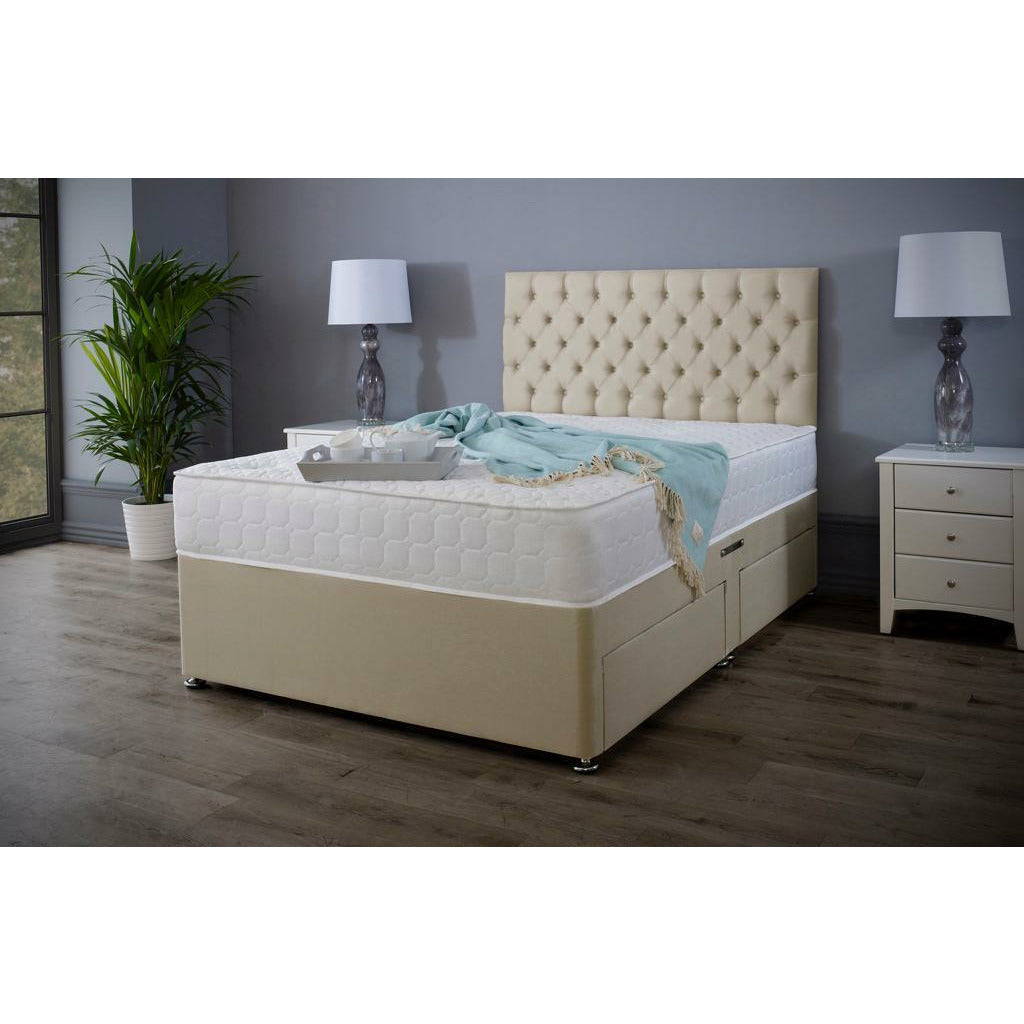 Chesterfield Divan Bed & Mattress Bed
